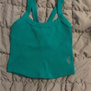 FP Movement by Free People jade green Crop Top xs/s